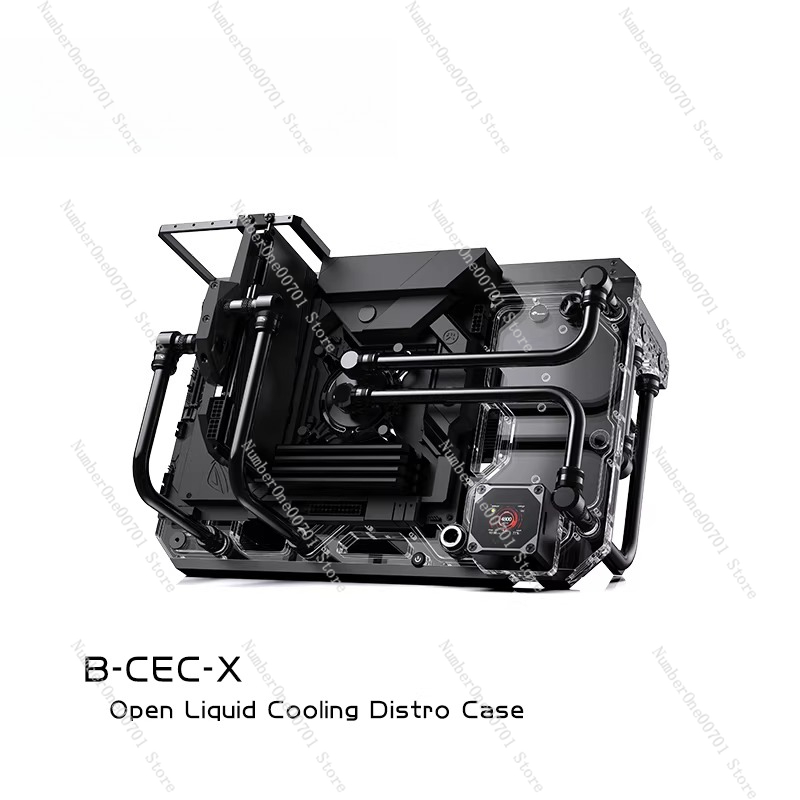 Aluminum Open Frame Test Bench Water Cooling - เคสคอมพิวเตอร์แบบเปิด B-CEC-X, โครงอะลูมิเนียมอัลลอยสำหรับระบายความร้อนด้วยน้ำ, แท่นทดสอบ DIY แนวตั้ง/แนวนอนสำหรับโชว์เคสคอมพิวเตอร์