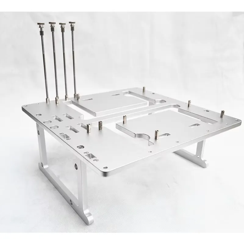 Aluminum Open Frame Test Bench Water Cooling - สำหรับเคสฮาร์ดแวร์คอมพิวเตอร์แบบ Open Frame Aluminum MATX พร้อมระบบระบายความร้อนด้วยน้ำ