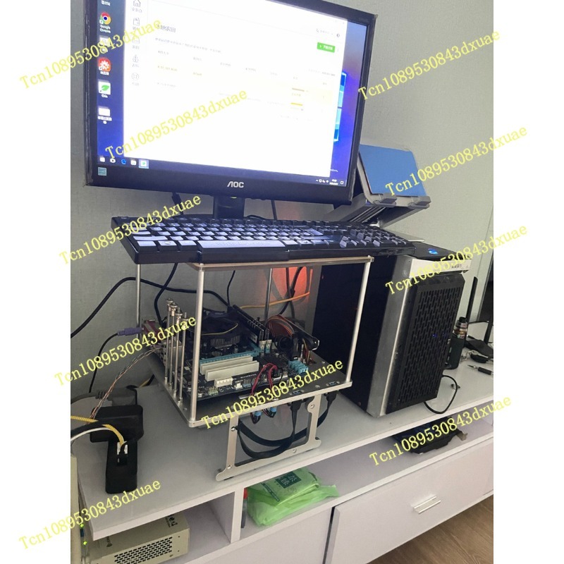 เคสคอมพิวเตอร์แบบเปิดโครงอะลูม - Aluminum Open Frame Test Bench Water Cooling บทวิจารณ์และราคา